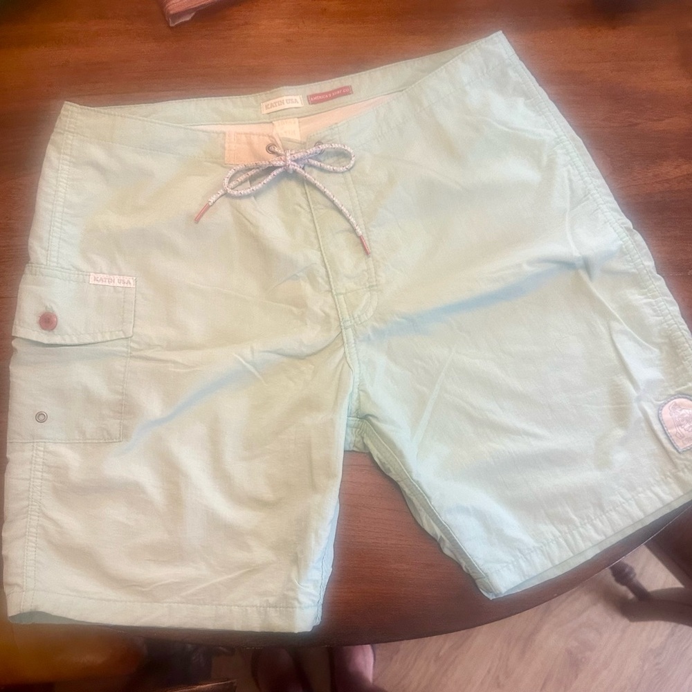 Karin swim trunks size 32 lime green